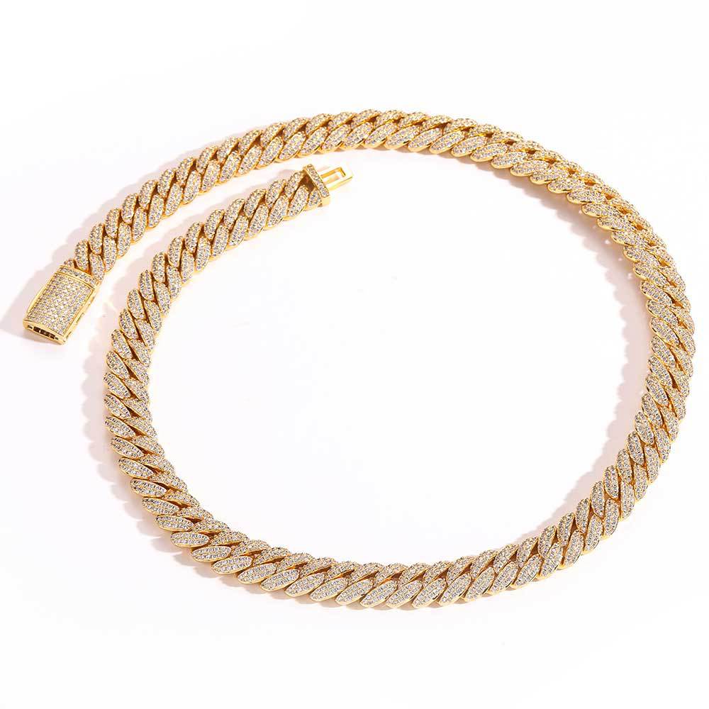 【10mm】マイアミキューバンリンクネックレス
